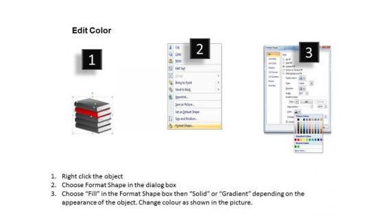 Sales Diagram Books Stacked Marketing Diagram
