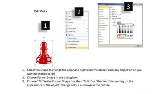 Sales Diagram Chess Pawn Pieces Business Diagram