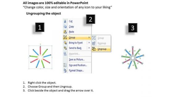 Sales Diagram Circular Process Stages Marketing Diagram