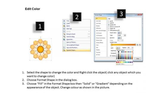 Sales Diagram Comb Process 10 Stages PowerPoint Slides Strategy Diagram