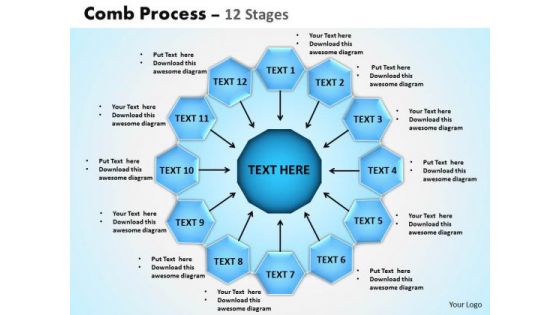 Sales Diagram Comb Process 12 Stages Mba Models And Frameworks