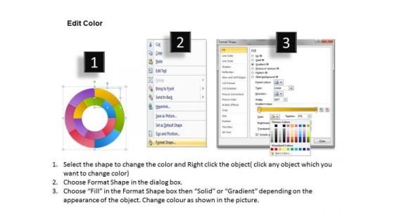 Sales Diagram Concentric Circular Process 6 Stages 5 Marketing Diagram