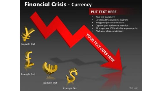 Sales Diagram Financial Crisis Currency Marketing Diagram