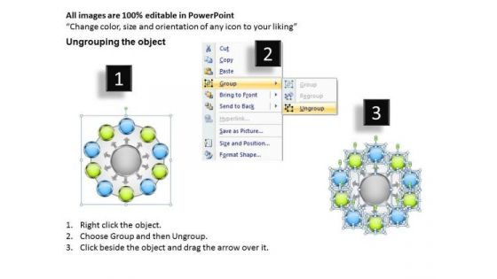 Sales Diagram Hub And Spoke 10 Stages Marketing Diagram