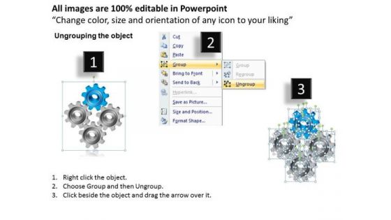 Sales Diagram Interconnected Gearwheels Process Business Finance Strategy Development