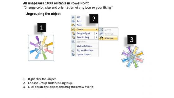 Sales Diagram Many To One Process 8 Business Cycle Diagram