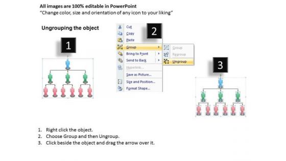 Sales Diagram Organization Chart Ppt Slide Business Diagram