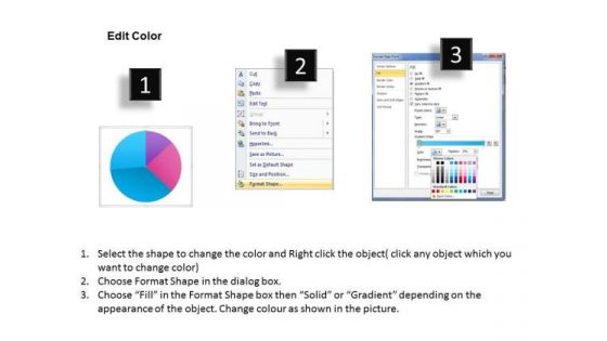 Sales Diagram Pie Chart For Financial Result Business Diagram