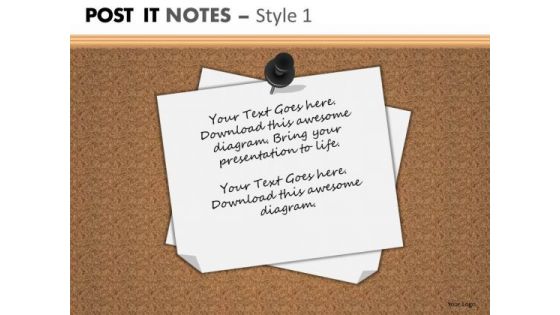 Sales Diagram Post It Notes Style Mba Models And Frameworks