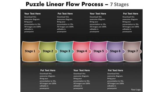 Sales Diagram Puzzle Linear Flow Process 7 Stages Business Diagram Sales Diagram Puzzle Linear Flow Process 7 Stages Business Diagram