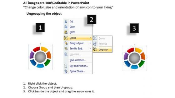 Sales Diagram Ring Chart Diagram 7 Stages Marketing Diagram