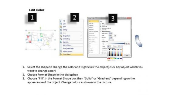 Sales Diagram Usa Country Maps Mba Models And Frameworks