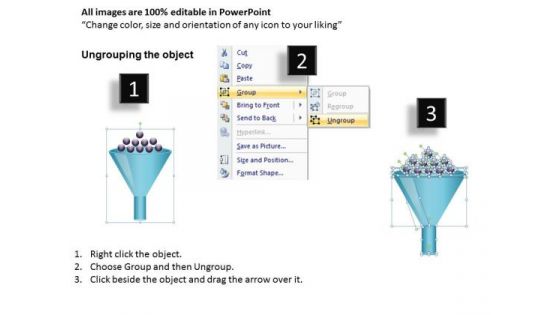 Sales Diagram Use Funnel Process For Slow Output Business Cycle Diagram