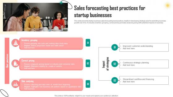 Sales Forecasting Best Practices For Startup Businesses Graphics Pdf
