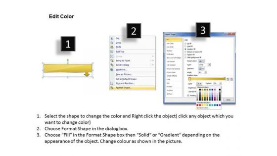 Sales PowerPoint Template Arrow Process 6 Stages Operations Management Image