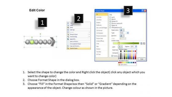 Sales PowerPoint Template Continuous Illustration Of 6 Issues Image