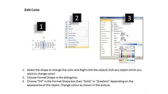 Sales Ppt Background Parellel Demonstration Of 7 Concepts PowerPoint Graphics 5 Design