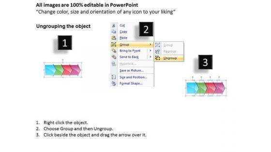 Sales Ppt Sequential Demonstration By 4 Arrows Time Management PowerPoint 1 Design