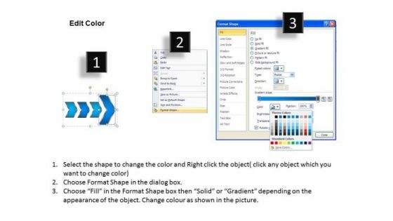 Sales Ppt Template Arrow Demonstration Of 3 Practice The PowerPoint Macro Steps 1 Graphic