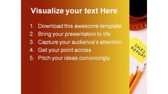 Sales Report Sales PowerPoint Backgrounds And Templates 0111