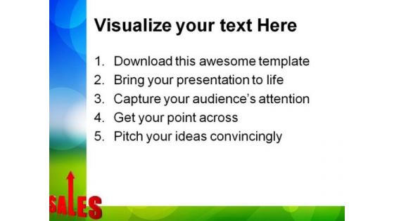 Sales Rises Business PowerPoint Templates And PowerPoint Backgrounds 0811