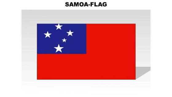 Samoa Country PowerPoint Flags