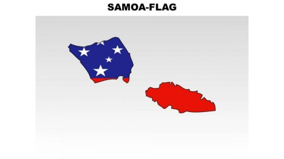 Samoa Country PowerPoint Flags