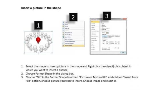 Sample Business Model Diagram 3d Men Group Idea PowerPoint Templates Ppt Backgrounds For Slides