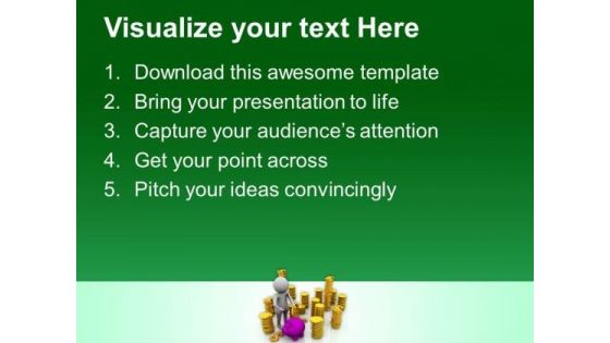Save A Small Amount For Future PowerPoint Templates Ppt Backgrounds For Slides 0613
