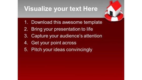 Save Home Real Estate PowerPoint Templates And PowerPoint Themes 1012