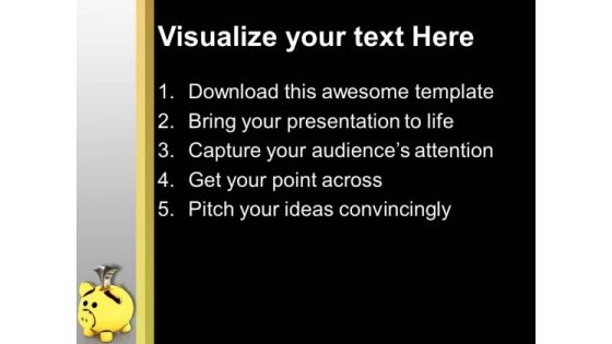 Save Money Dollars For Business PowerPoint Templates Ppt Backgrounds For Slides 0313