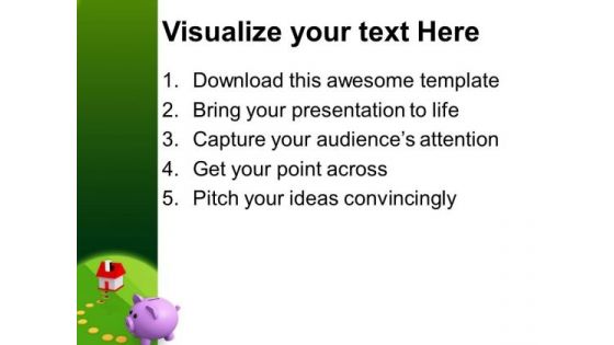 Save Money For House Future PowerPoint Templates And PowerPoint Themes 0812