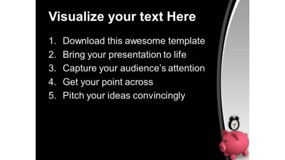 Save Money Timely PowerPoint Templates Ppt Backgrounds For Slides 0713