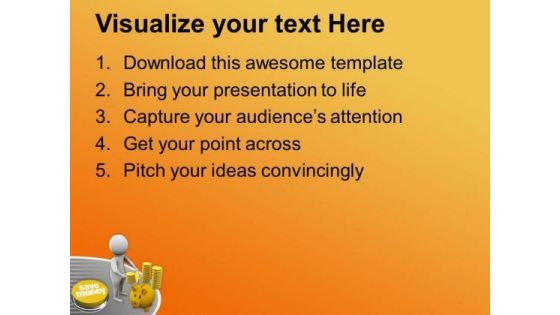 Save The Money For Business Growth PowerPoint Templates Ppt Backgrounds For Slides 0713