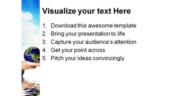 Save The World Global PowerPoint Themes And PowerPoint Slides 0711