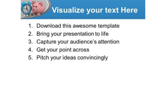 Save Your Money For Long Time PowerPoint Templates Ppt Backgrounds For Slides 0613