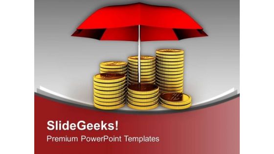 Save Your Money From Market Risks PowerPoint Templates Ppt Backgrounds For Slides 0413
