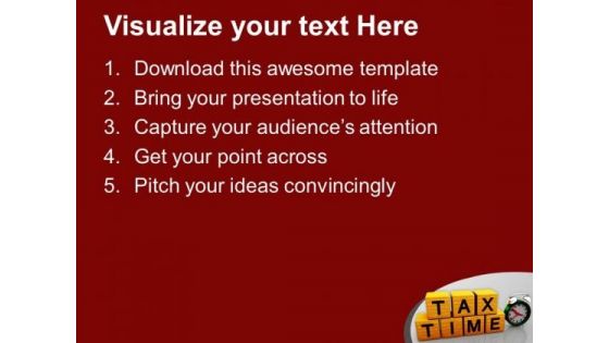 Save Your Money On Tax Returns PowerPoint Templates Ppt Backgrounds For Slides 0513
