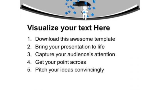 Save Yourself From Market Fluctuation PowerPoint Templates Ppt Backgrounds For Slides 0413