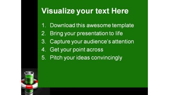 Saving Battery Power Technology PowerPoint Themes And PowerPoint Slides 0511