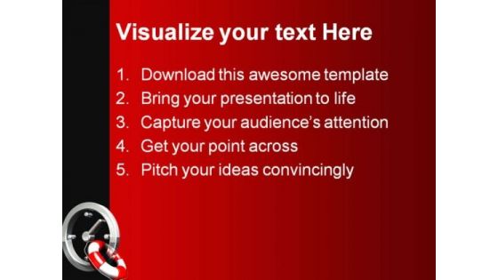 Saving Time Business PowerPoint Themes And PowerPoint Slides 0511
