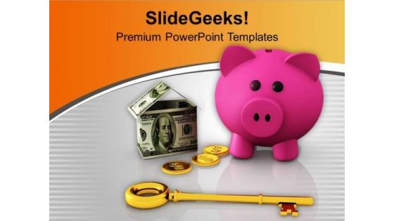 Savings And Investment Business PowerPoint Templates Ppt Backgrounds For Slides 0313