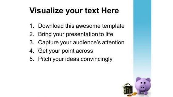 Savings And Investment For House Future PowerPoint Templates And PowerPoint Themes 0912