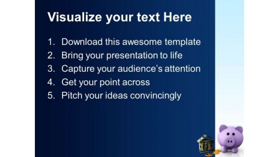 Savings And Investment For House Future PowerPoint Templates And PowerPoint Themes 0912