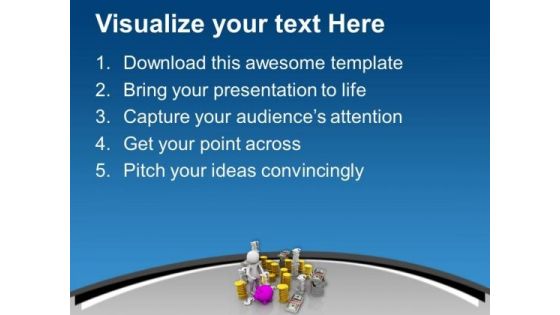 Savings Can Make You Rich PowerPoint Templates Ppt Backgrounds For Slides 0613