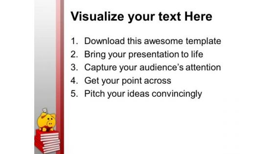 Savings For Education PowerPoint Templates Ppt Backgrounds For Slides 0313