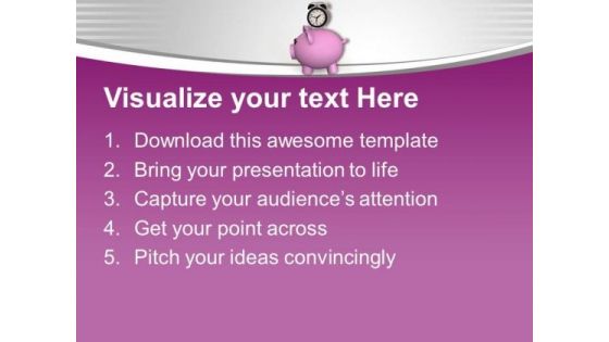 Savings Increases With Time PowerPoint Templates Ppt Backgrounds For Slides 0413
