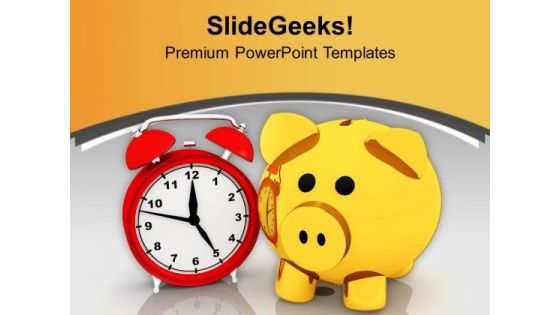 Savings Increases With Time PowerPoint Templates Ppt Backgrounds For Slides 0513