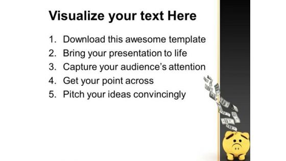 Savings Of Us Currency Future PowerPoint Templates And PowerPoint Themes 1112