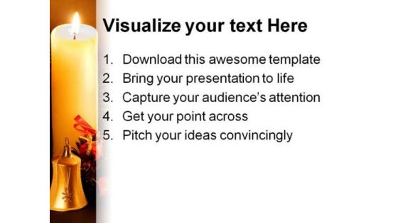 Scene Christmas PowerPoint Template 0610